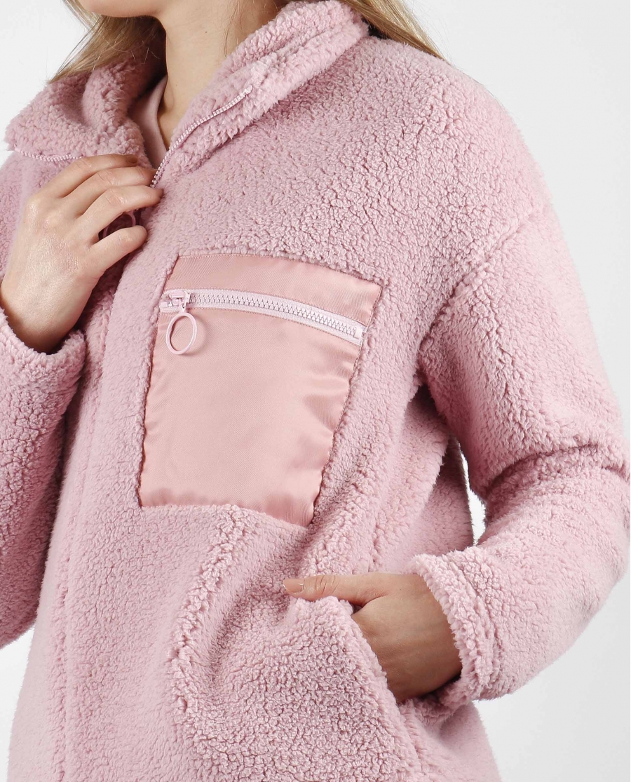 ADMAS HOME Bata Manga Larga Calentita Soft Home para Mujer PETALO
