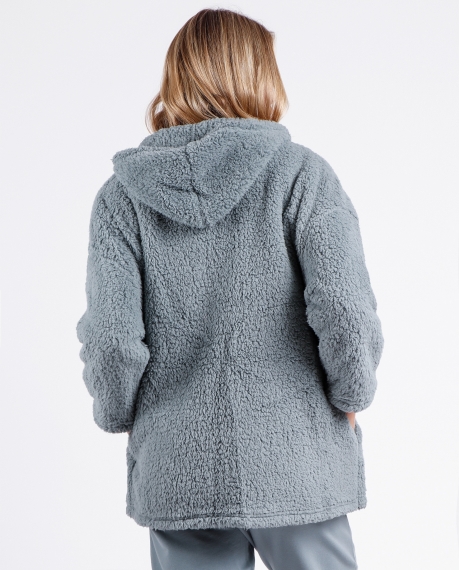 ADMAS HOME Bata Manga Larga Calentita Comfort Home para Mujer OCEANO 2
