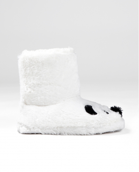 ADMAS Botas/Zapatillas De Estar Por Casa Panda para Mujer CRUDO 2