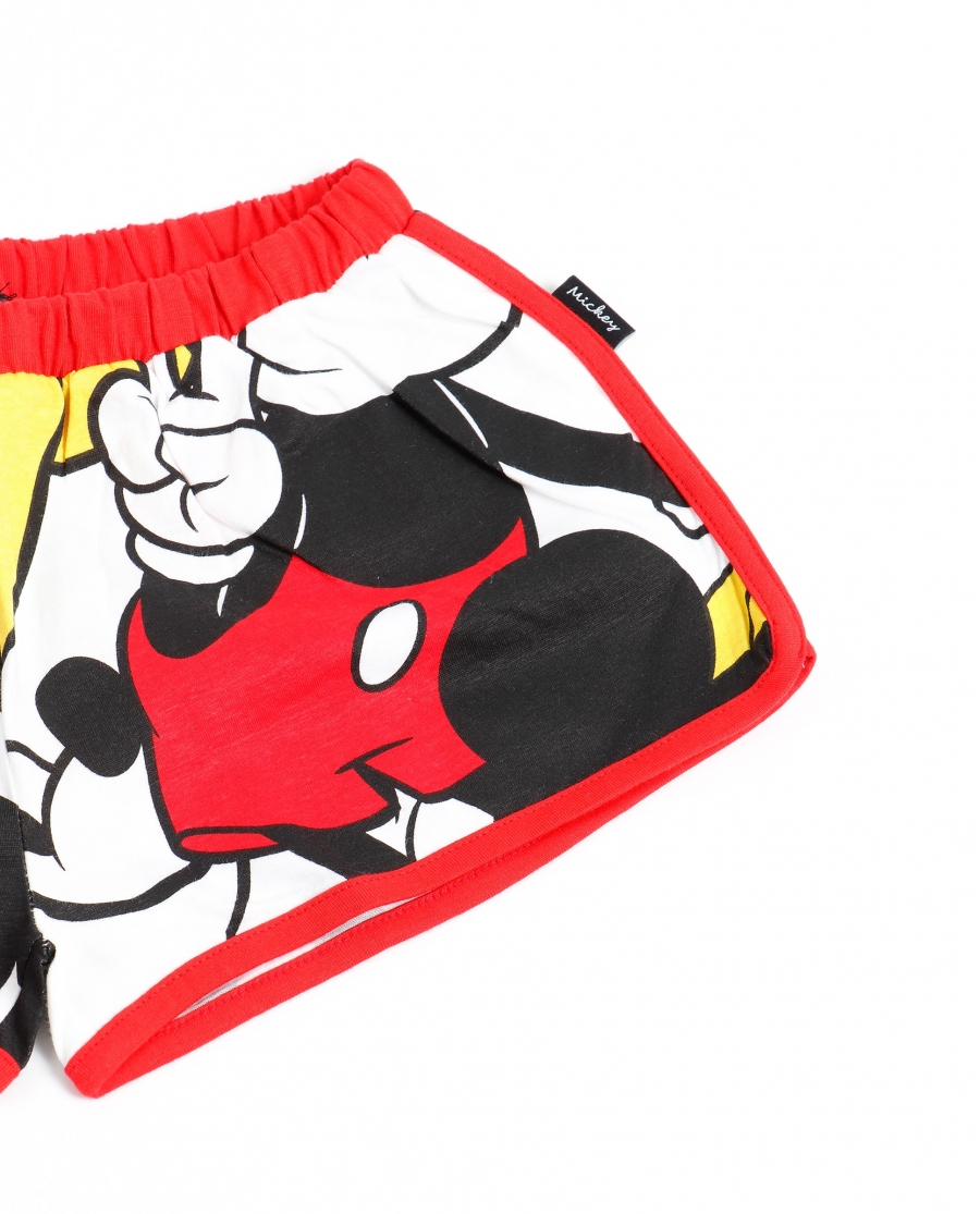 DISNEY Pijama Sin Mangas Big Mickey para Niña ROJO