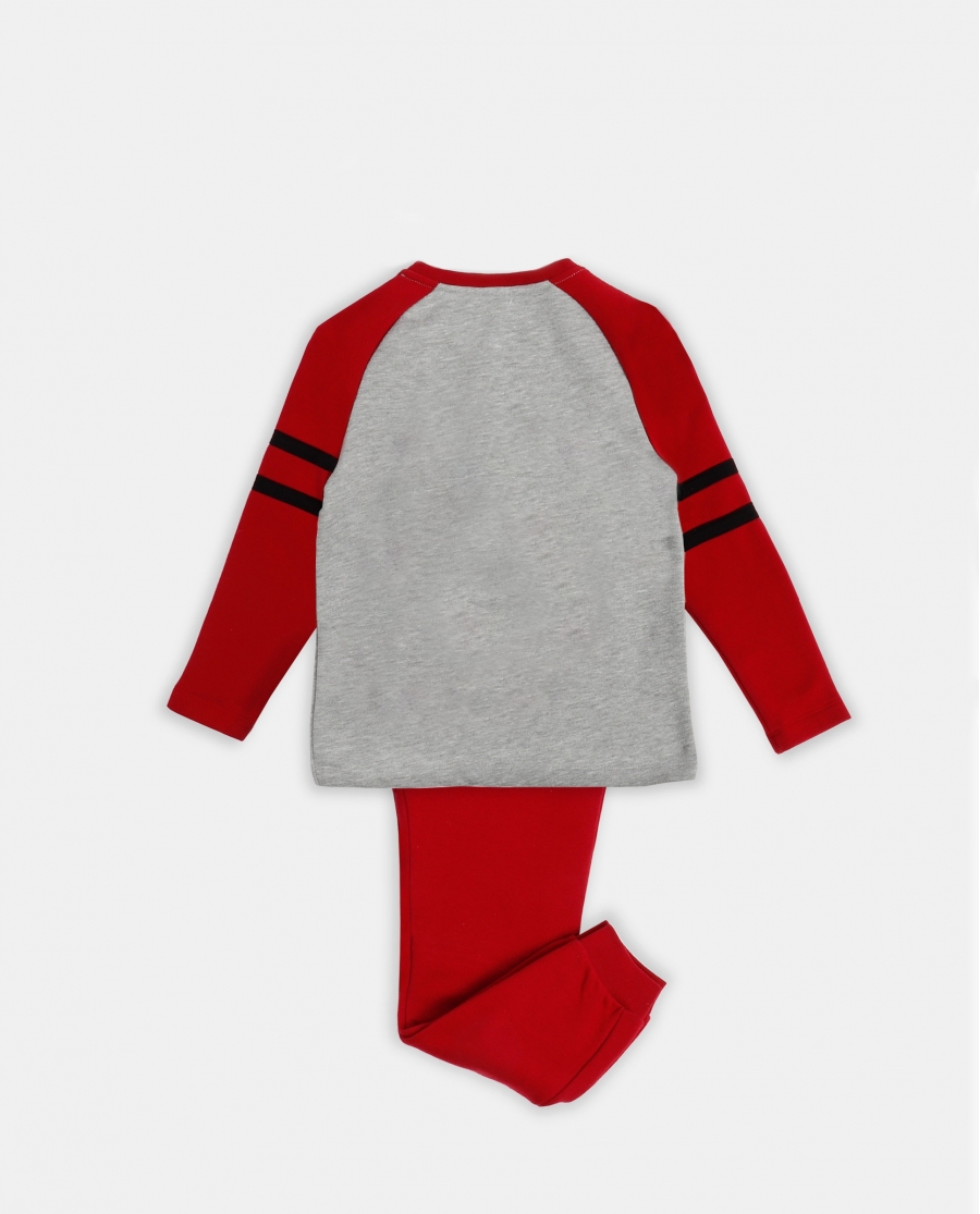 DISNEY Pijama  Manga Larga Minnie Shadows para Niña GRIS JASPE