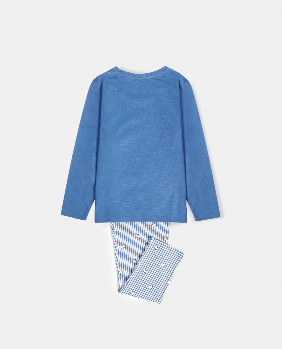 ADMAS Pijama Manga Larga Lou Lou Summer para Niña AZUL