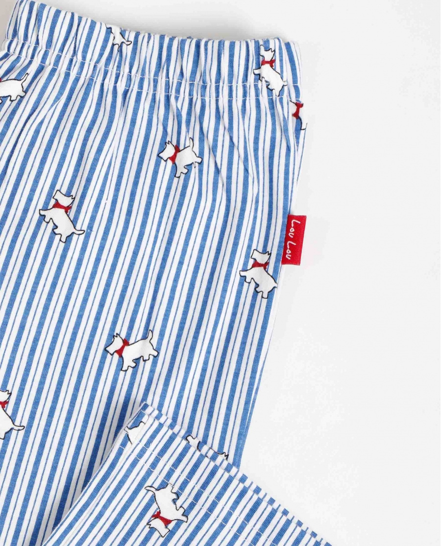 ADMAS Pijama Manga Larga Lou Lou Summer para Niña AZUL