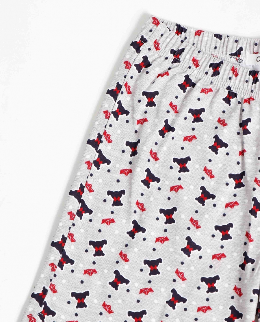 ADMAS Pijama Manga Corta Cute Teddy para Niño MARINO