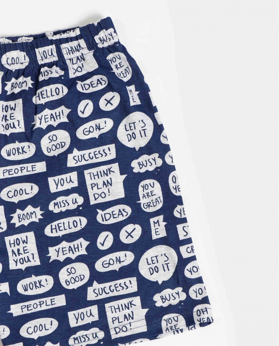 DIVER Pijama Manga Corta Cool para Niño GRIS JASPE