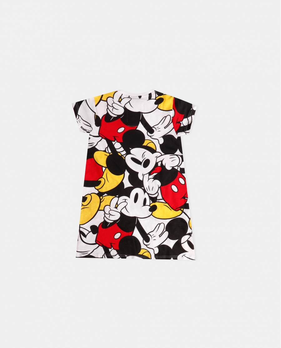 DISNEY Camisola Manga Corta Big Mickey para Niña ROJO