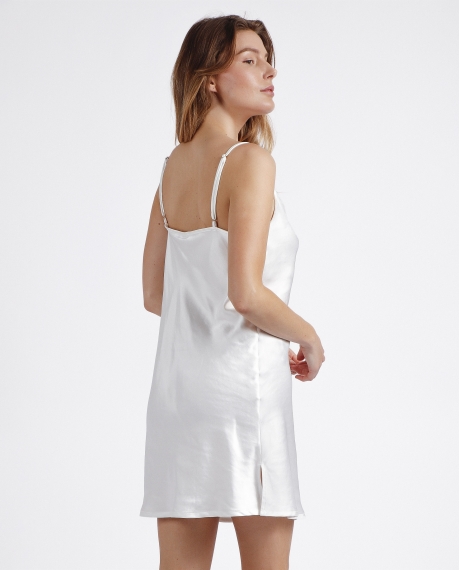 ADMAS CLASSIC Camisola Novia Tirantes Satin Luxe para Mujer BLANCO 2