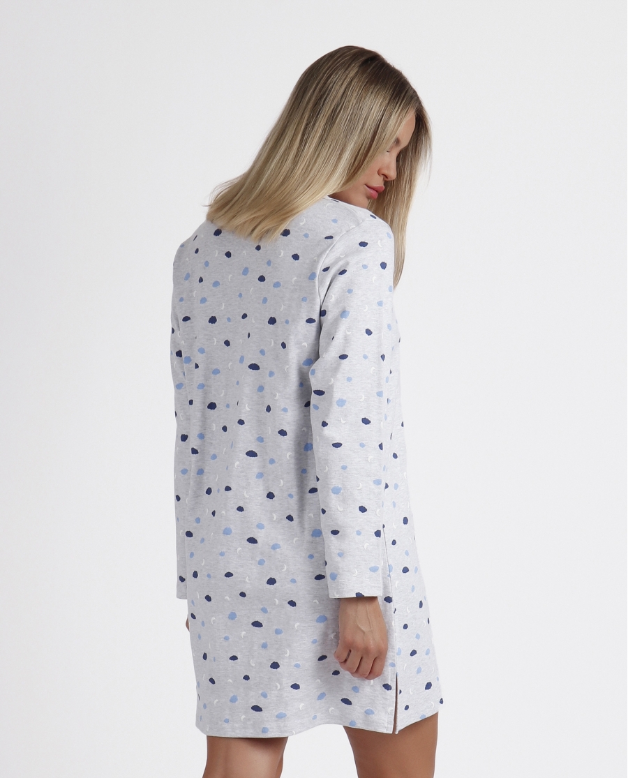 ADMAS Camisola Manga Larga Cloudy Nights para Mujer GRIS JASPE