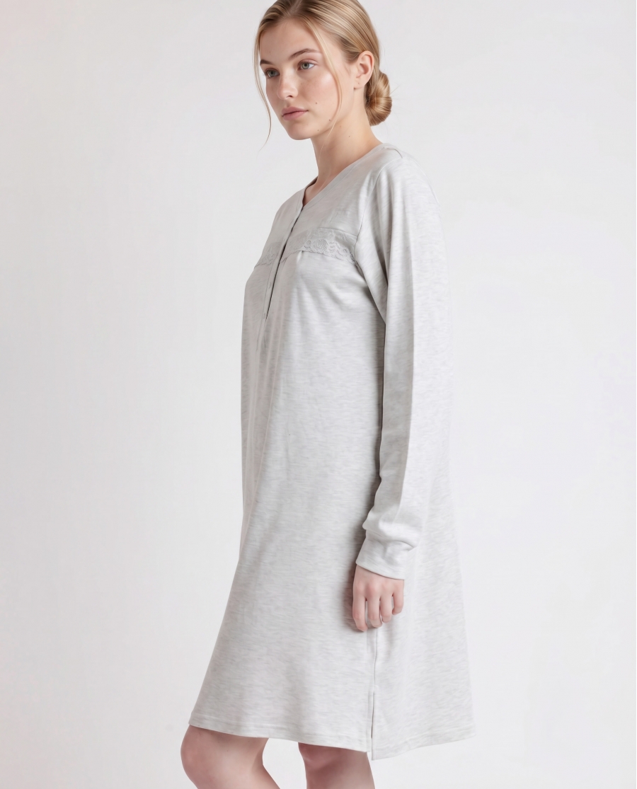 ADMAS CLASSIC Camisola Manga Larga Winter Classic para Mujer PERLA