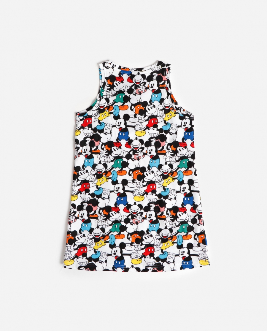 DISNEY Camisola Sin Mangas Mickey Fluor para Niña MULTICOLOR