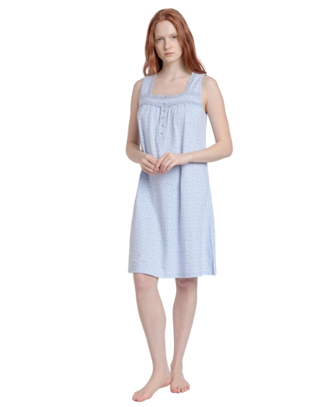 ADMAS CLASSIC Camisola Sin Mangas Classic Blue Flowers para Mujer AZUL