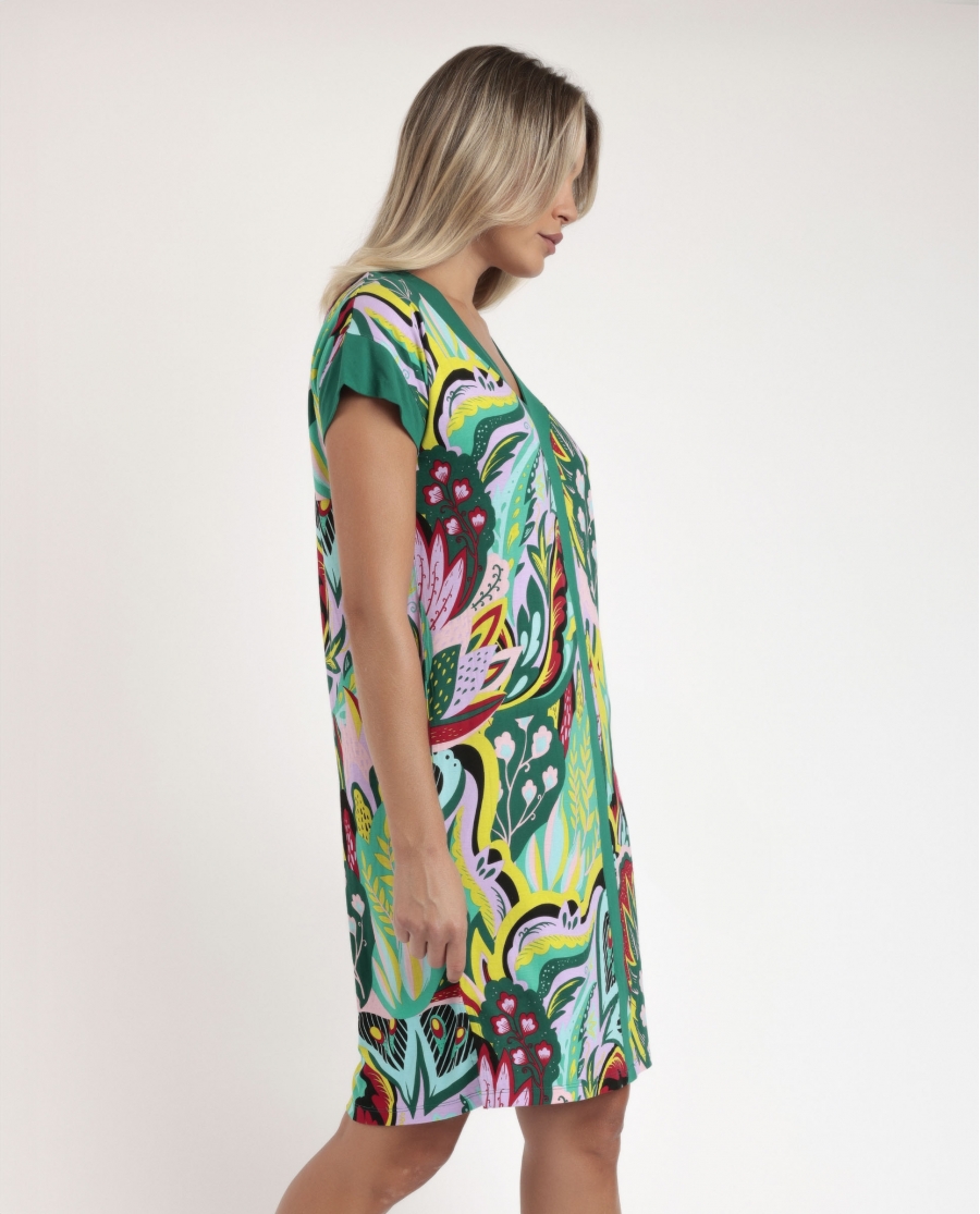 ADMAS LUXURY Camisola Manga Caída Luxury Hippy para Mujer MULTICOLOR