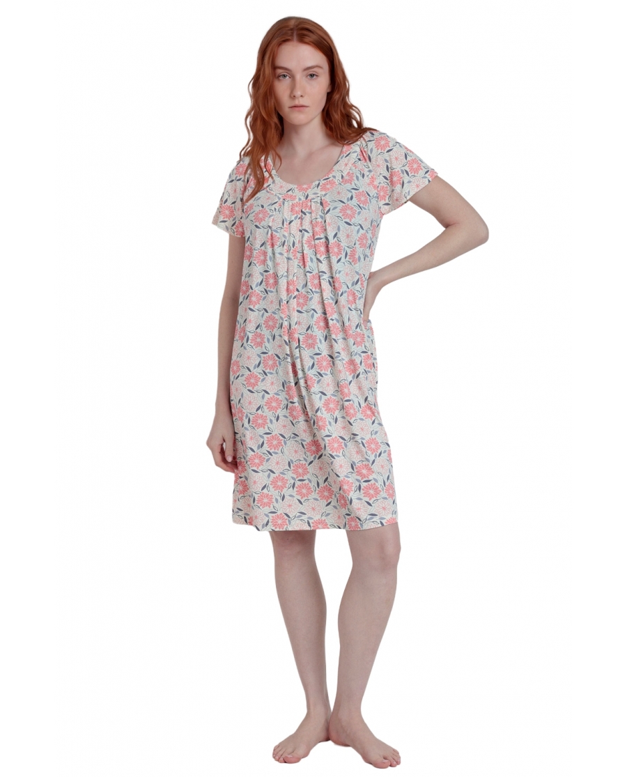 ADMAS GARDEN Camisola Manga Caída Rouse Peony para Mujer SALMON