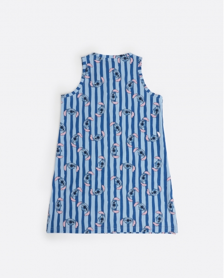 DISNEY Camisola Sin Mangas Stitch Waves para Niña AZUL 2