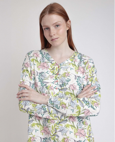 ADMAS GARDEN Camisola Manga Larga Tapeta Autumn Garden para Mujer ROSA 2