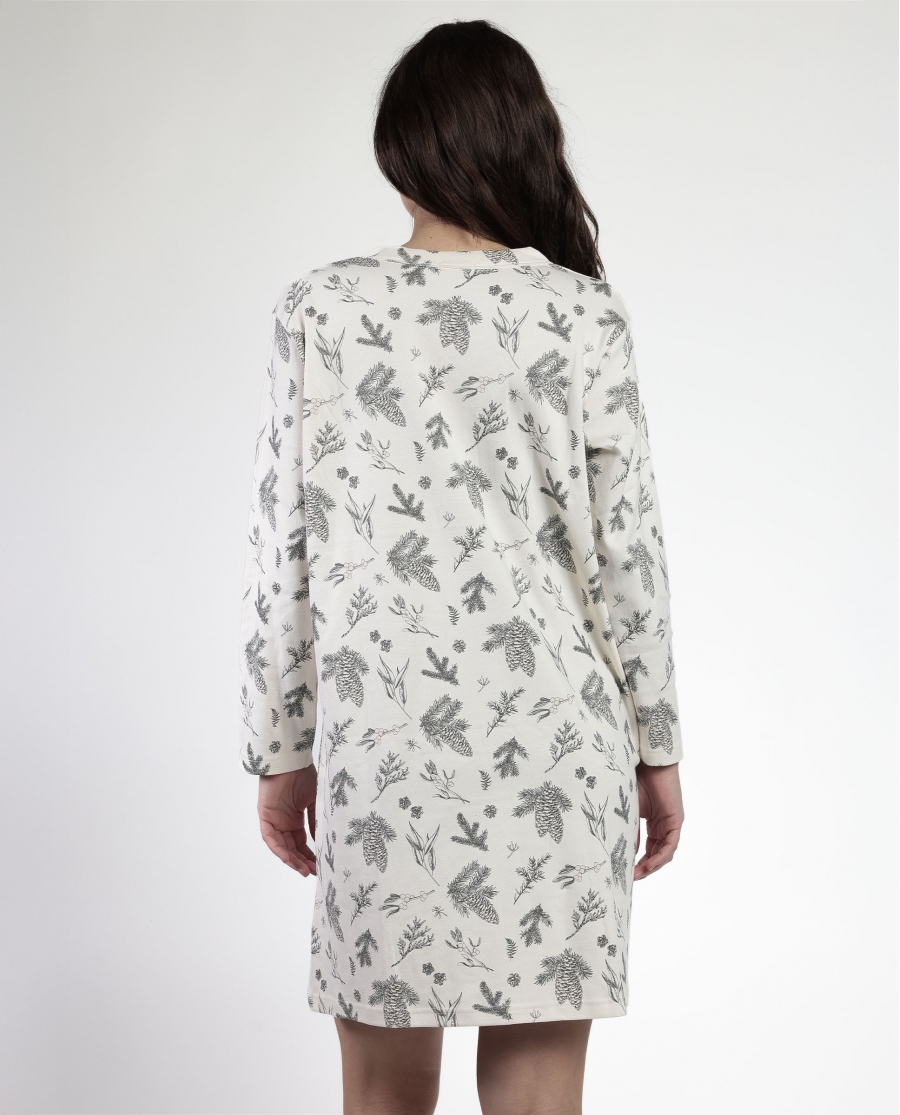 ADMAS Camisola Manga Larga Tapeta Winter Wood para Mujer GRIS
