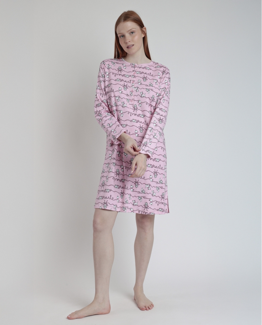DISNEY Camisola Manga Larga Estampada Tapeta Marie para Mujer ROSA