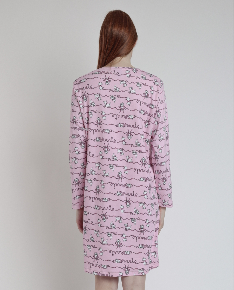 DISNEY Camisola Manga Larga Estampada Tapeta Marie para Mujer ROSA