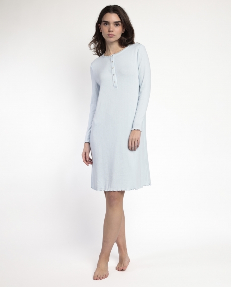ADMAS CLASSIC Camisola Manga Larga Tapeta Romantic para Mujer AZUL