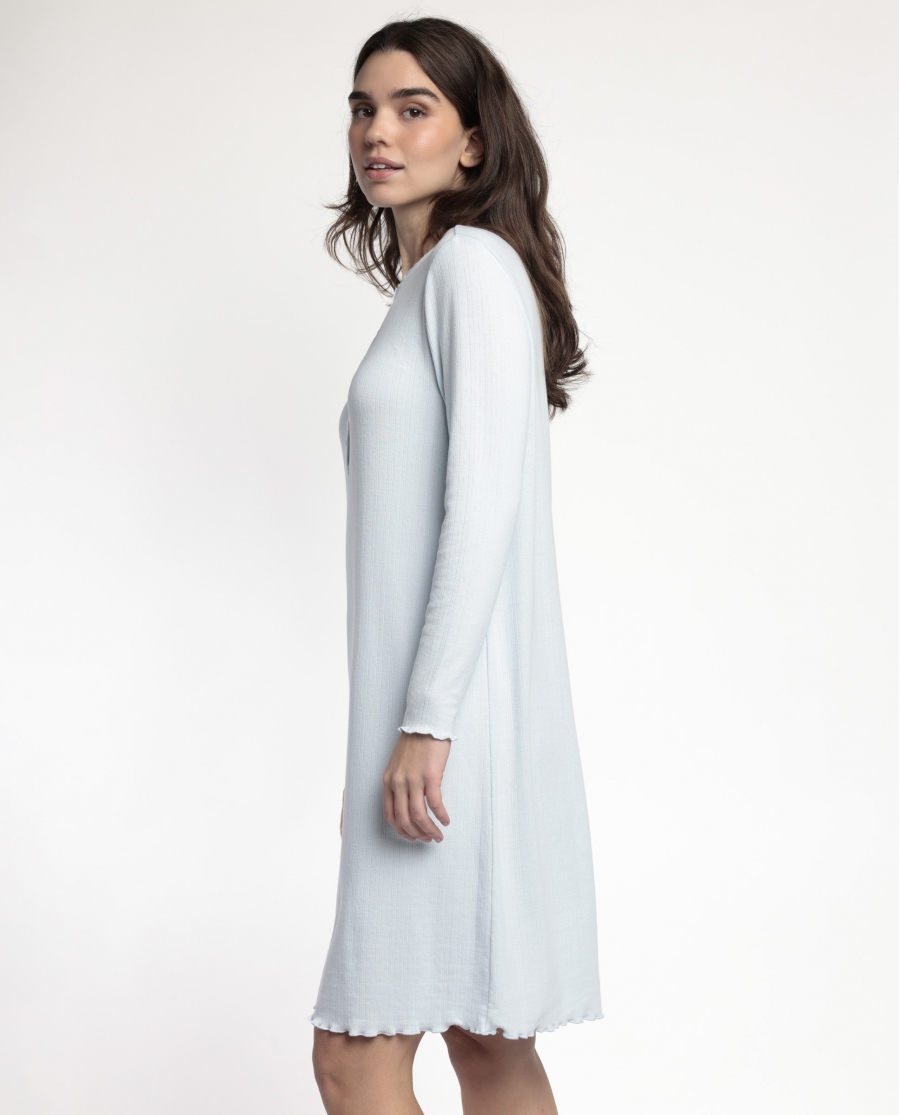 ADMAS CLASSIC Camisola Manga Larga Tapeta Romantic para Mujer AZUL