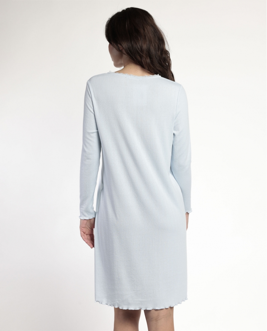 ADMAS CLASSIC Camisola Manga Larga Tapeta Romantic para Mujer AZUL