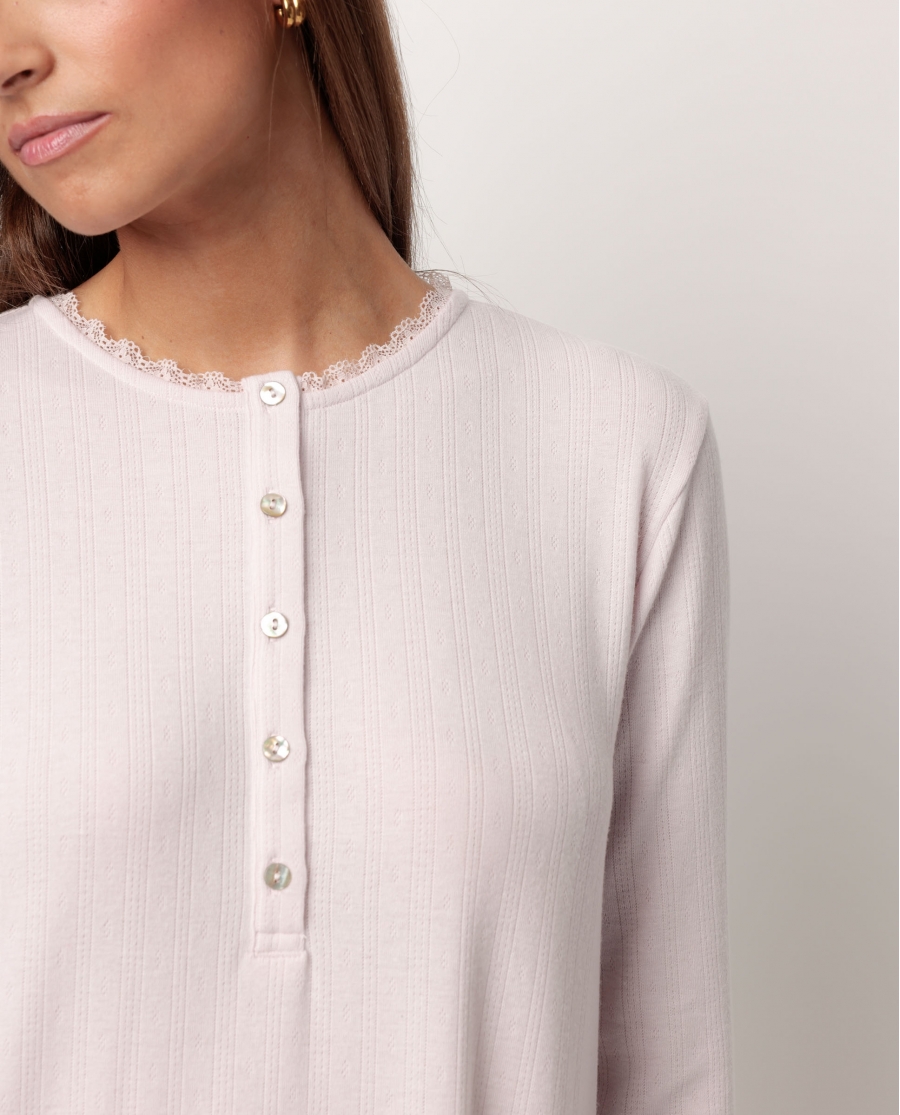 ADMAS CLASSIC Camisola Manga Larga Tapeta Romantic para Mujer ROSA