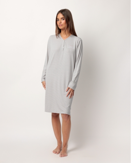 STAY AT HOME Camisola Manga Larga Tapeta Sleep Is My Superpower para Mujer GRIS