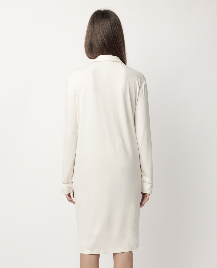 ADMAS CLASSIC Camisola Manga Larga Abierta Soft Sleep para Mujer CAVA