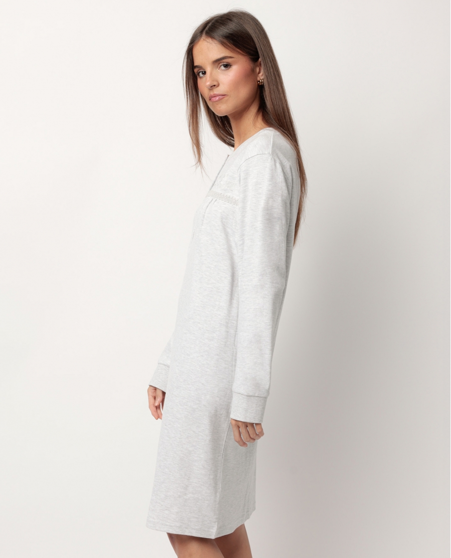 ADMAS CLASSIC Camisola Manga Larga Tapeta Classic Interlock para Mujer GRIS JASPE
