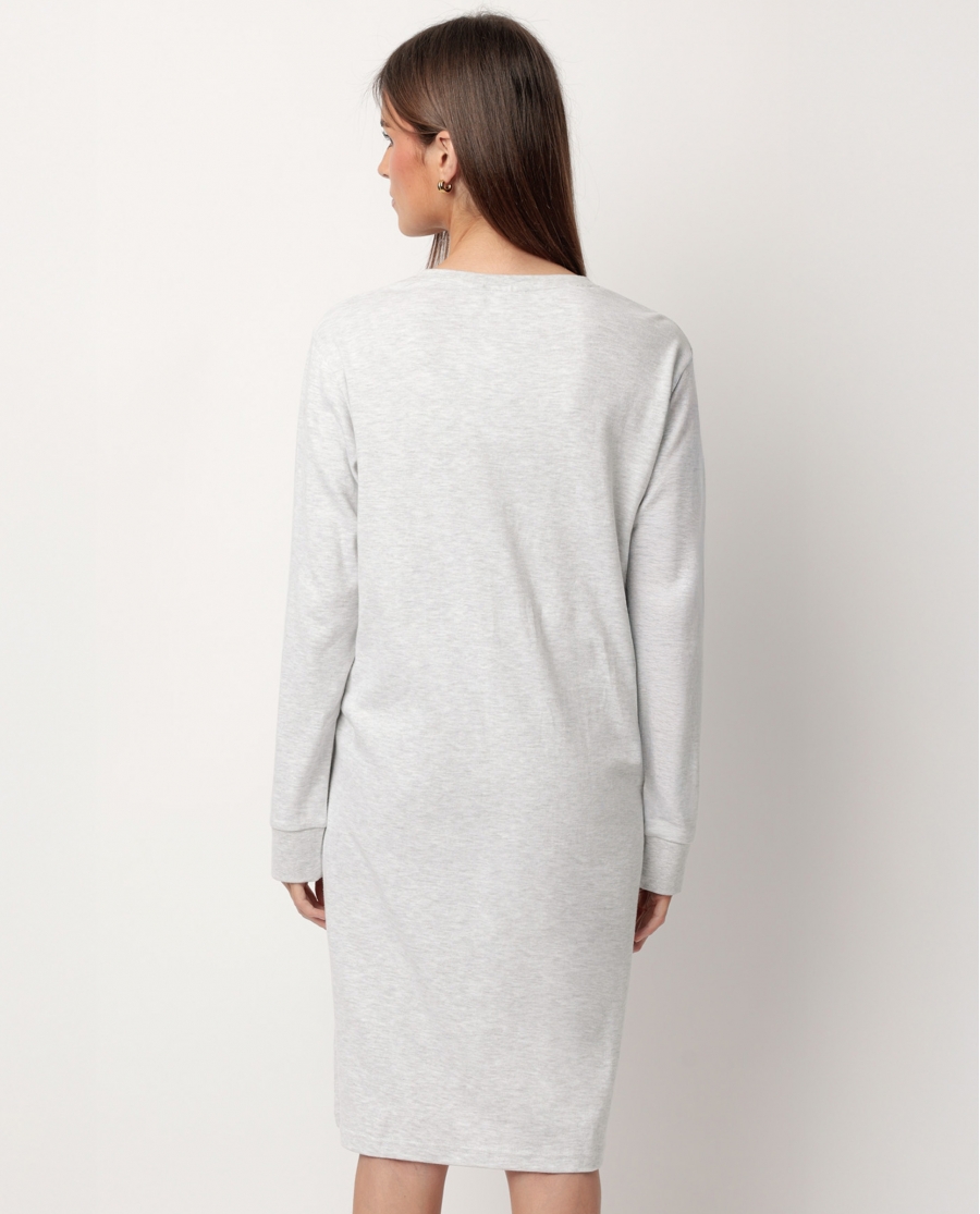 ADMAS CLASSIC Camisola Manga Larga Tapeta Classic Interlock para Mujer GRIS JASPE