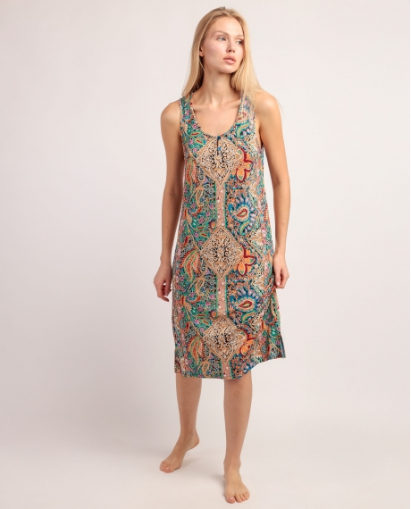 ADMAS GARDEN Camisola Sin mangas Garden Border para Mujer MULTICOLOR