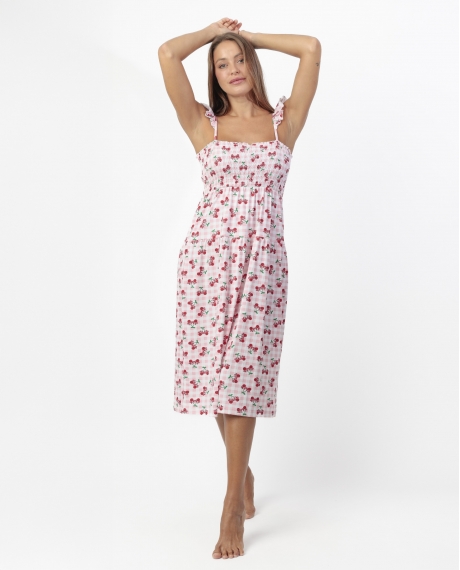 DISNEY Camisola Tirantes Minnie Cherry para Mujer ROSA