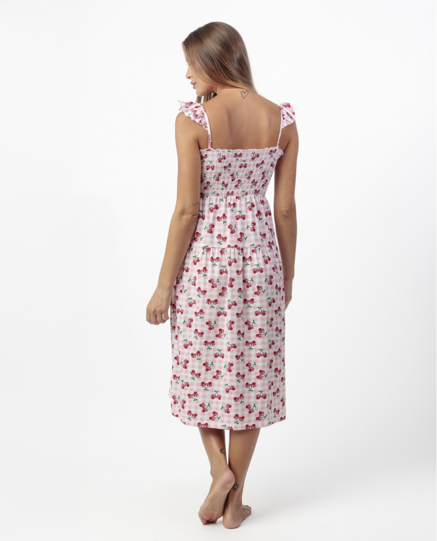 DISNEY Camisola Tirantes Minnie Cherry para Mujer ROSA