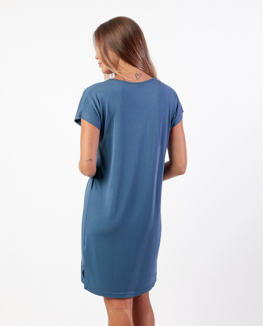 ADMAS CLASSIC Camisola Manga Caída Fresh Air para Mujer AZUL