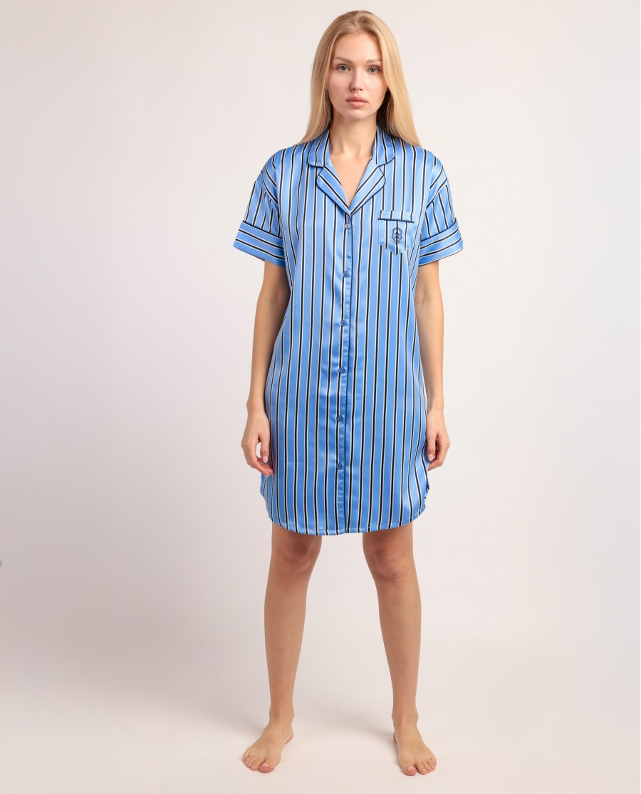 ADMAS CLASSIC Camisola Manga Corta Adm Secret para Mujer AZUL