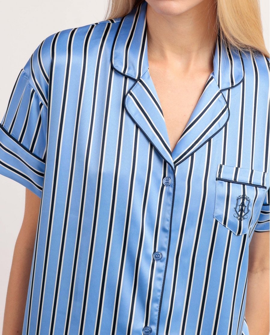 ADMAS CLASSIC Camisola Manga Corta Adm Secret para Mujer AZUL