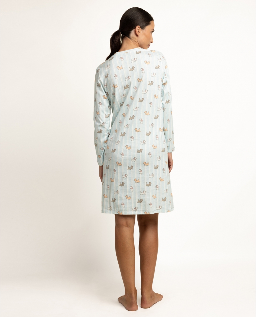 DISNEY Camisola Manga Larga The Aristocats Maternity para Mujer AZUL