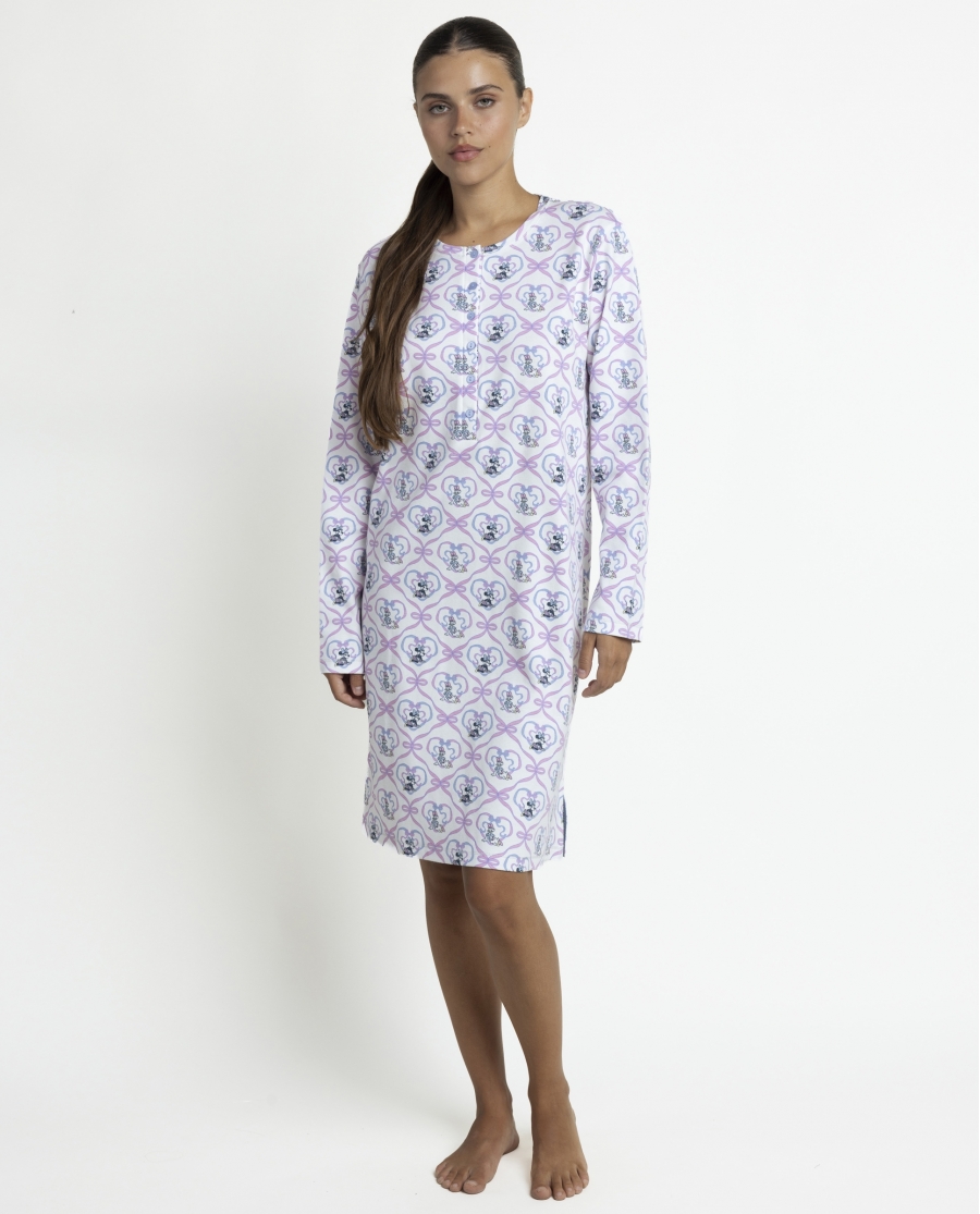 DISNEY Camisola Manga Larga Coquette Friends para Mujer CRUDO