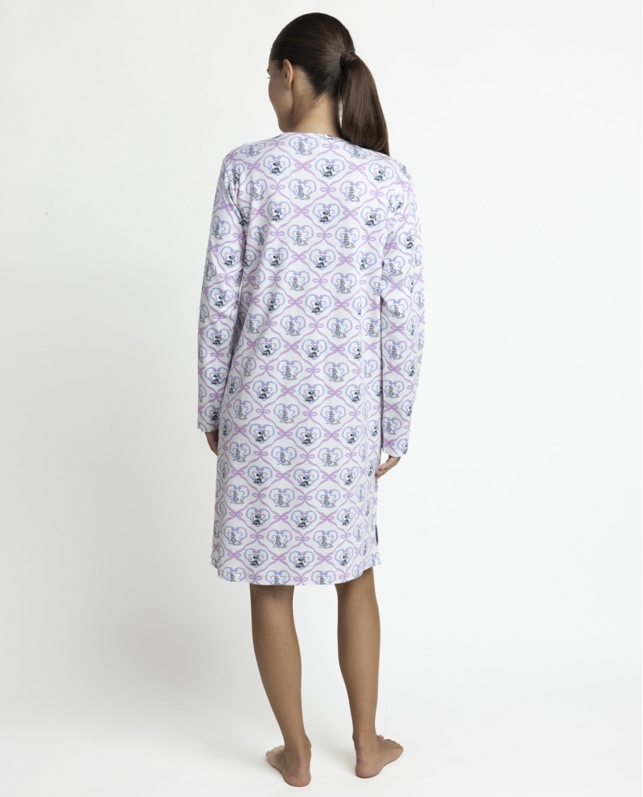 DISNEY Camisola Manga Larga Coquette Friends para Mujer CRUDO