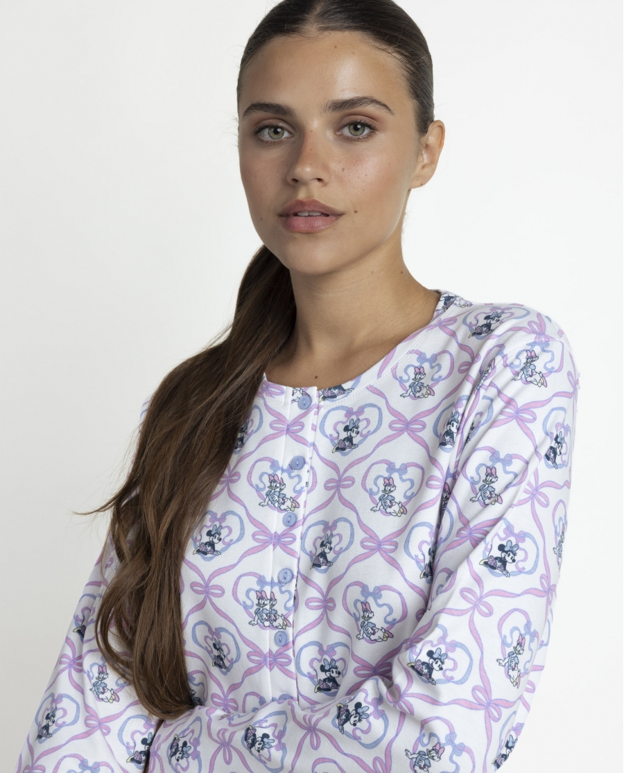 DISNEY Camisola Manga Larga Coquette Friends para Mujer CRUDO