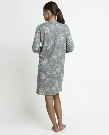 ADMAS GARDEN Camisola Manga Larga Garden Secret para Mujer AZUL 2
