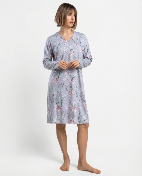 ADMAS GARDEN Camisola Manga Larga Night Garden para Mujer LILA