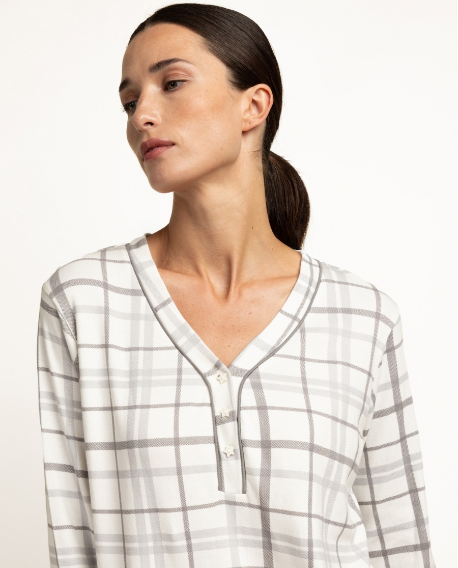 ADMAS Camisola Manga Larga Dreamer para Mujer GRIS