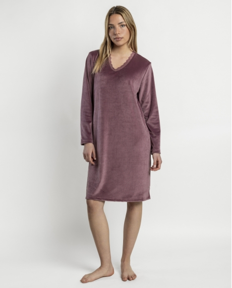 ADMAS GARDEN Camisola Manga Larga Night Garden para Mujer LILA