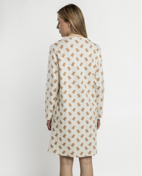 ADMAS Camisola Manga Larga Tapeta Bear Hugs para Mujer CRUDO 2
