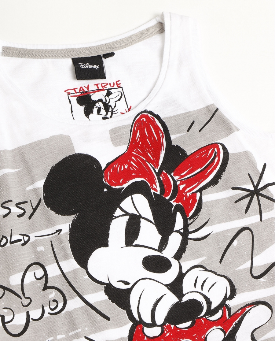 DISNEY Pijama Sin Mangas Stay True para Niña BLANCO