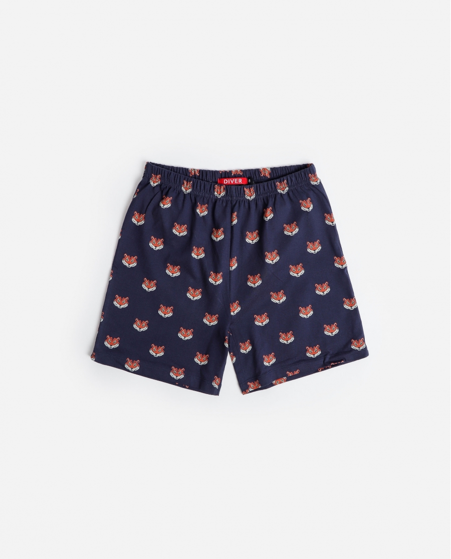 DIVER Pijama Manga Corta King para Niño GRIS JASPE