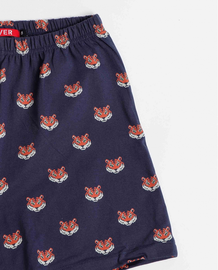 DIVER Pijama Manga Corta King para Niño GRIS JASPE