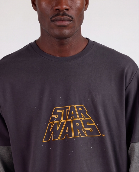 STAR WARS Pijama Manga Larga New Hope para Hombre MARENGO 2