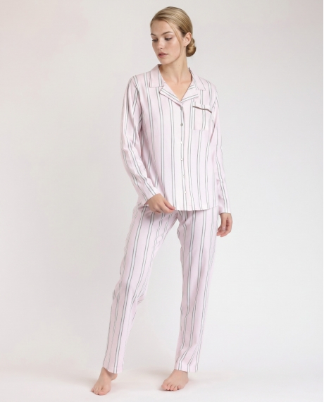 ADMAS CLASSIC Pijama Abierto Manga Larga Magic Time para Mujer PETALO
